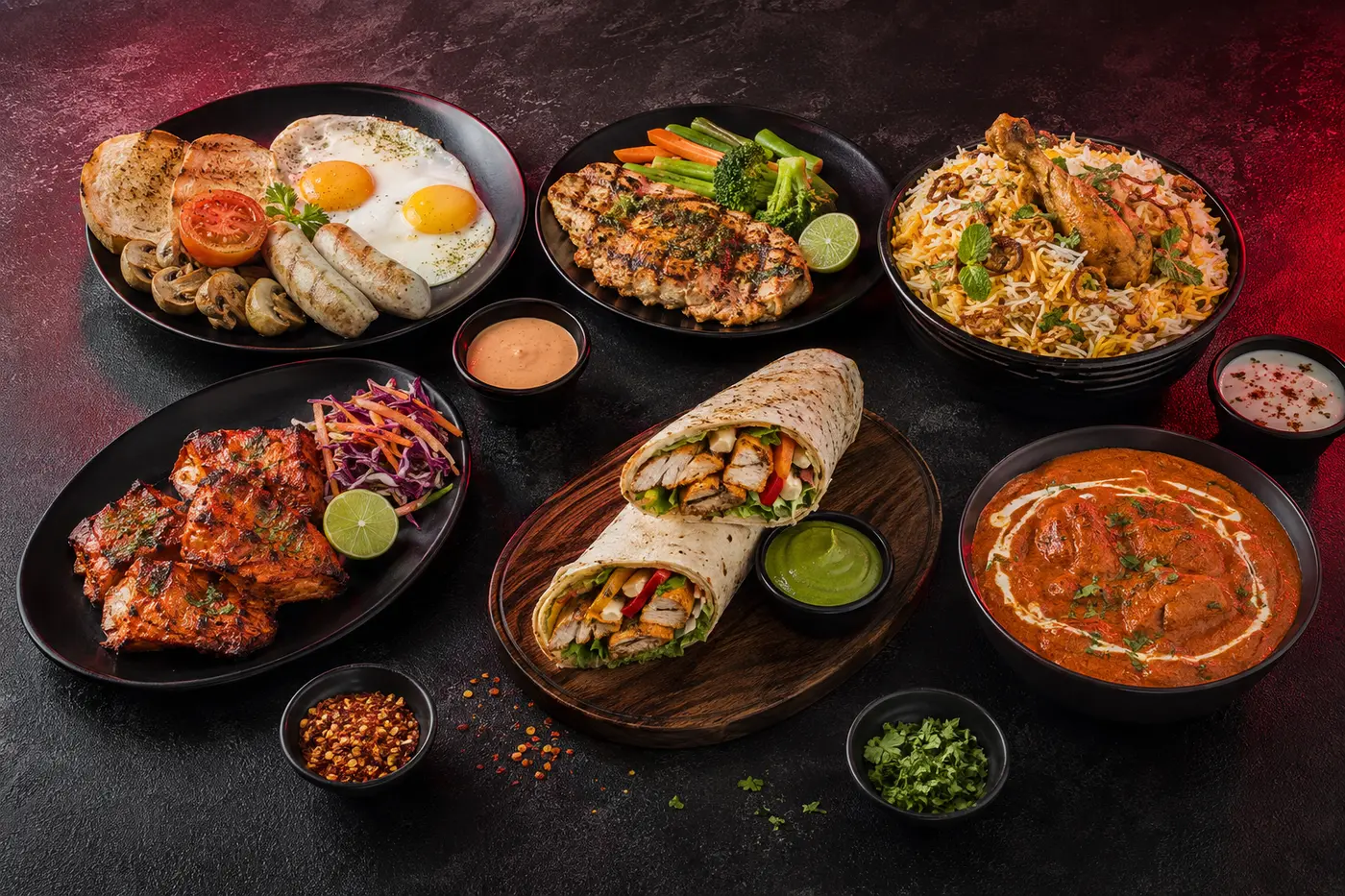 Non-Veg Kitchen at Titan Fit Plus Cafe