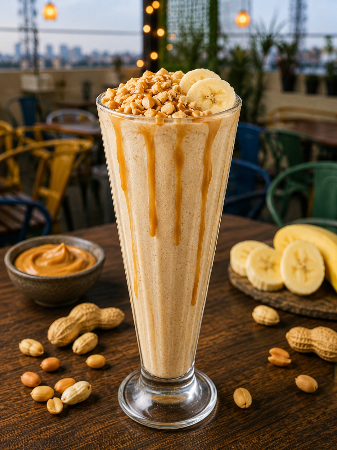 Banana Peanut Milkshake