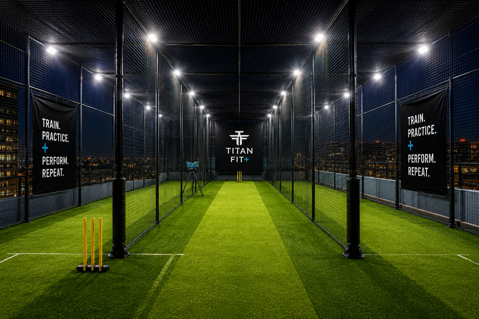 Titan Fit Plus cricket practice nets